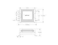 Dimensional Drawing for P9122 Series 6 WATT CCFL TRANSFORMER