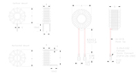 Dimensional Drawing for P191 Series Passive Power Factor Correction Fixed Inductors