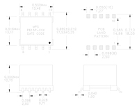 Dimensional Drawing for P613P Series Flyback Transformers