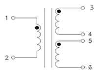 Schematic Diagram for E6308 100KW Full Bridge Transformer