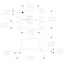 Dimensional Drawing for R3600 Series Wideband Isolation Transformers